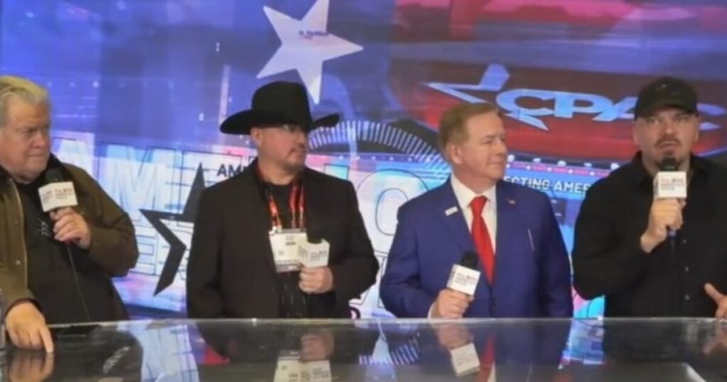 War Room’s Steve Bannon Talks with J6ers at CPAC 2025 — “They Deprived us of Food, They Deprived us of Water for Punitive Reasons for up to 3 Days at a Time They Shut Down Water in Cells” (VIDEO)