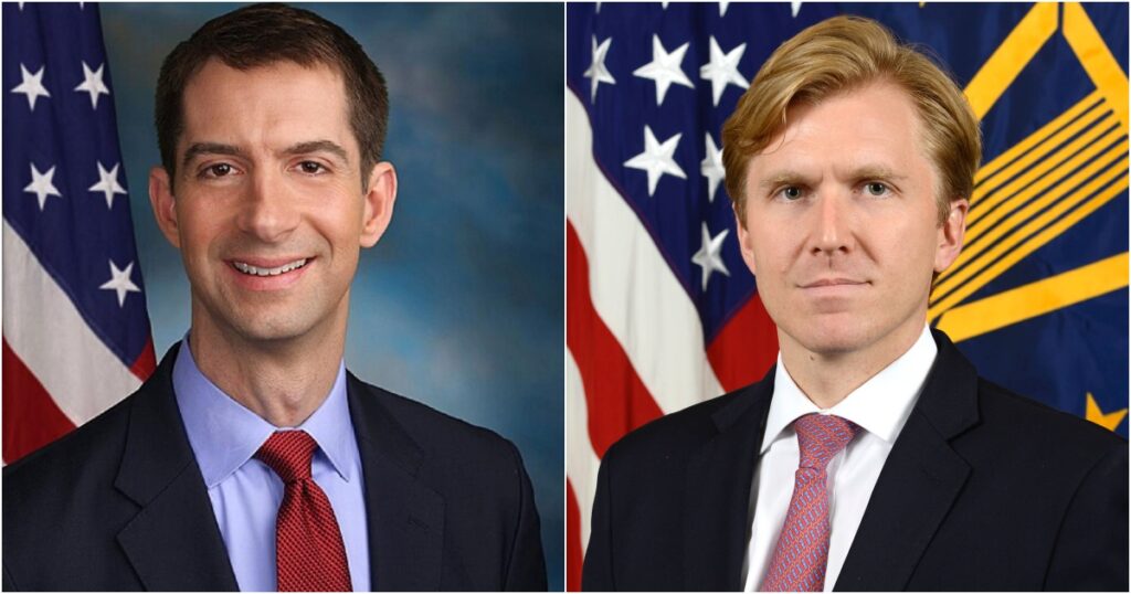 REPORT: Sen. Tom Cotton Allegedly Working Behind the Scenes to Block Trump’s Pick, Elbridge Colby, From Getting Confirmed at the DoD