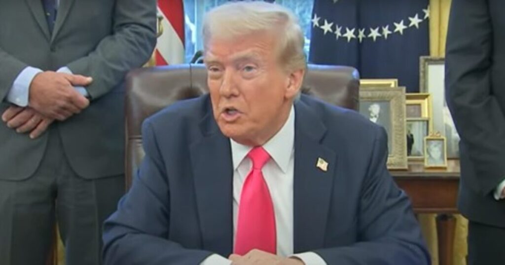 WATCH: President Trump Smacks Down Leftist ‘Reporter’ with a Simple Reminder After Media Hack Asks a Dumb Question Regarding Him ‘Targeting’ People