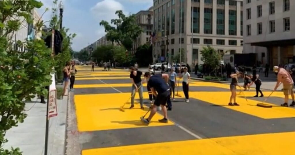 House Republicans Looking to Erase Black Lives Matter Plaza Mural in DC