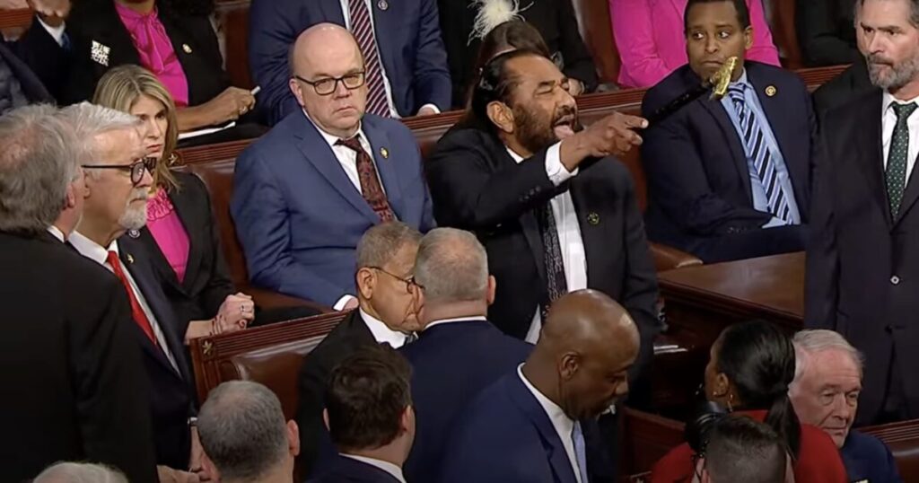 Speaker Johnson Forcibly Removes Unhinged Al Green for Repeatedly Interrupting President Trump