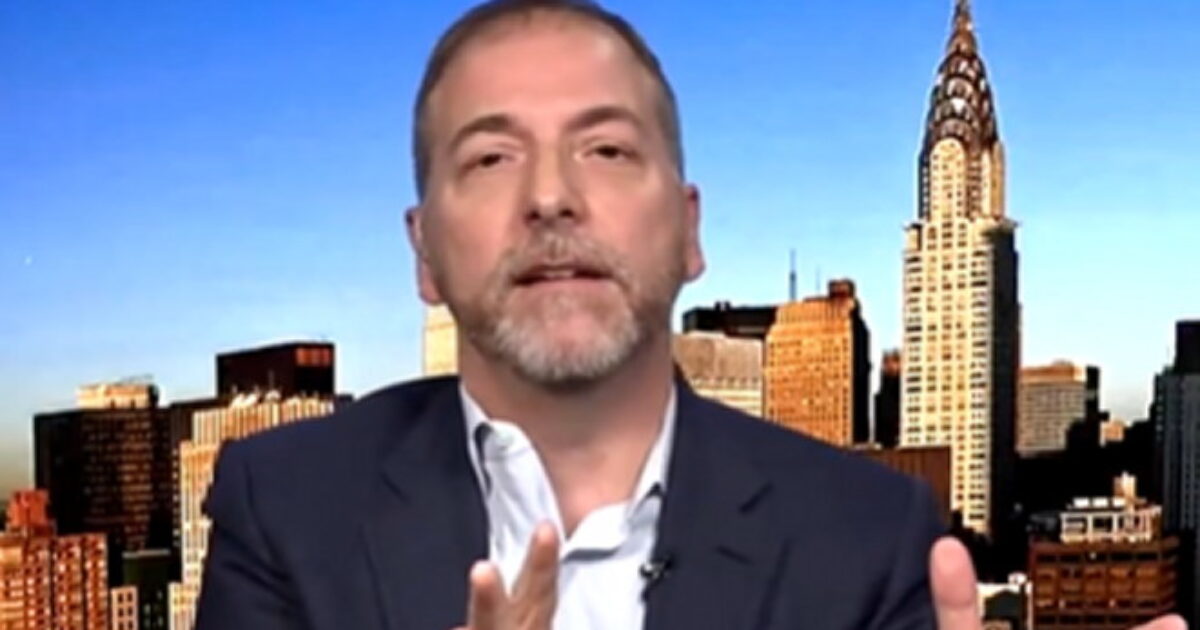 Chuck Todd Admits Media Covered for Biden’s Condition Because They Were Afraid of Being Seen as Helping Trump (VIDEO)