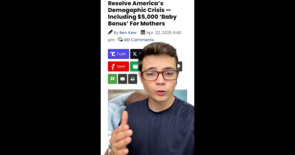 Victor Reacts: The United States Needs More Babies (VIDEO)