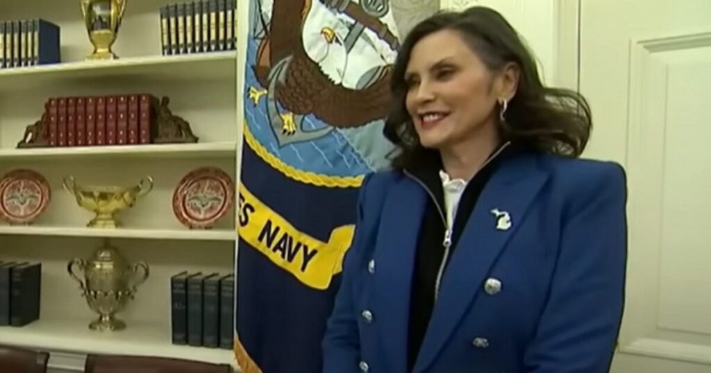 Democrats Furious at Michigan Governor Gretchen Whitmer for Meeting With Trump at the White House