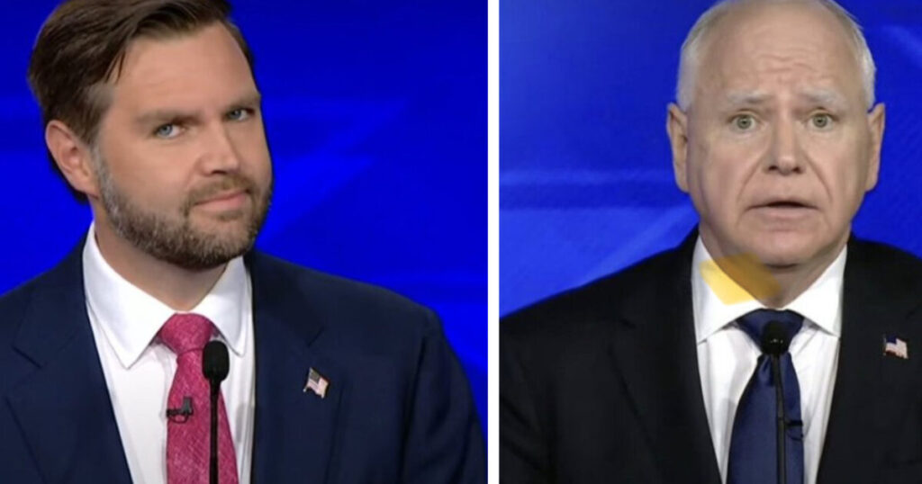 New Book Claims Tim Walz Was Terrified to Face JD Vance in 2024 Vice Presidential Debate