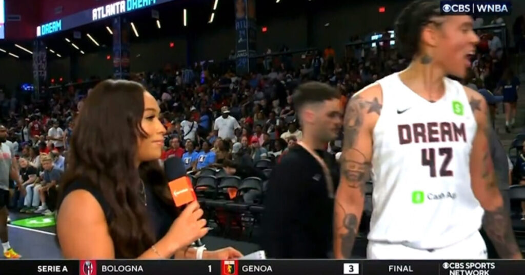 WOAH! “BE F*CKING BETTER” – WNBA’s Brittney Griner LOSES IT, Steps Away From Sideline Interview to Chew Out Refs on Live TV Mid-Game (VIDEO)