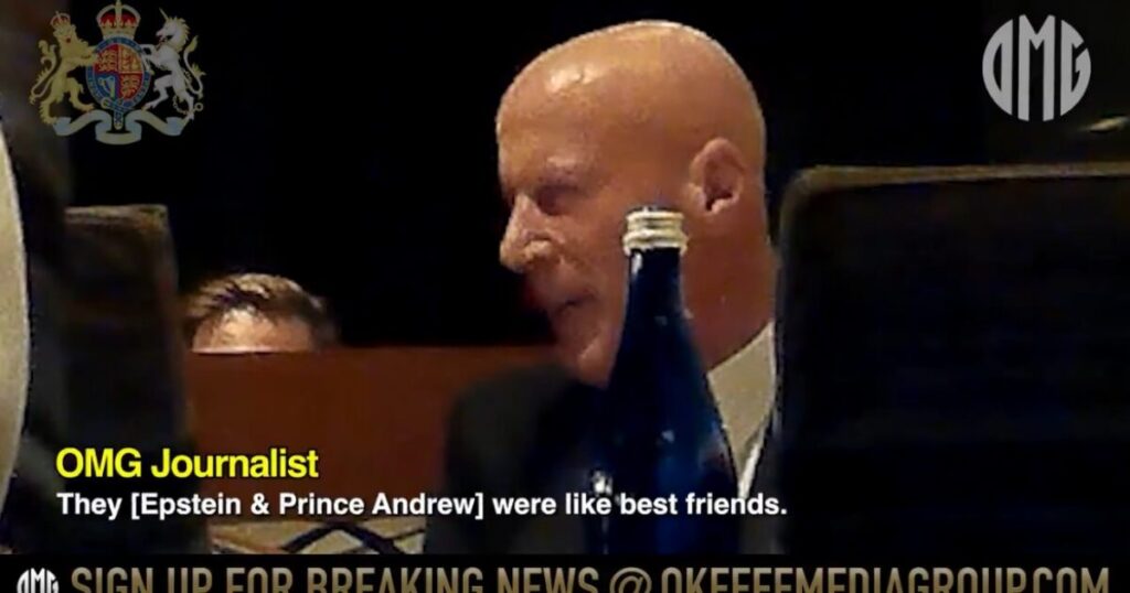 BREAKING: O’Keefe Media Group Releases Explosive Undercover Video Exposing Prince Andrew’s Sexual Relations with Minors and Ties to Jeffrey Epstein