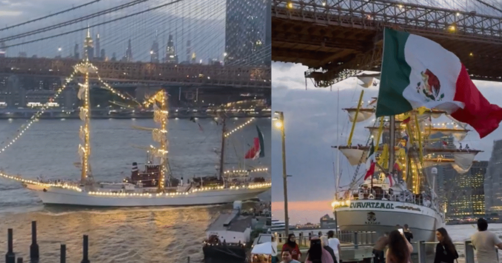 WATCH: Mexican Navy Tall Ship Collides with Brooklyn Bridge – Search and Rescue Effort Underway