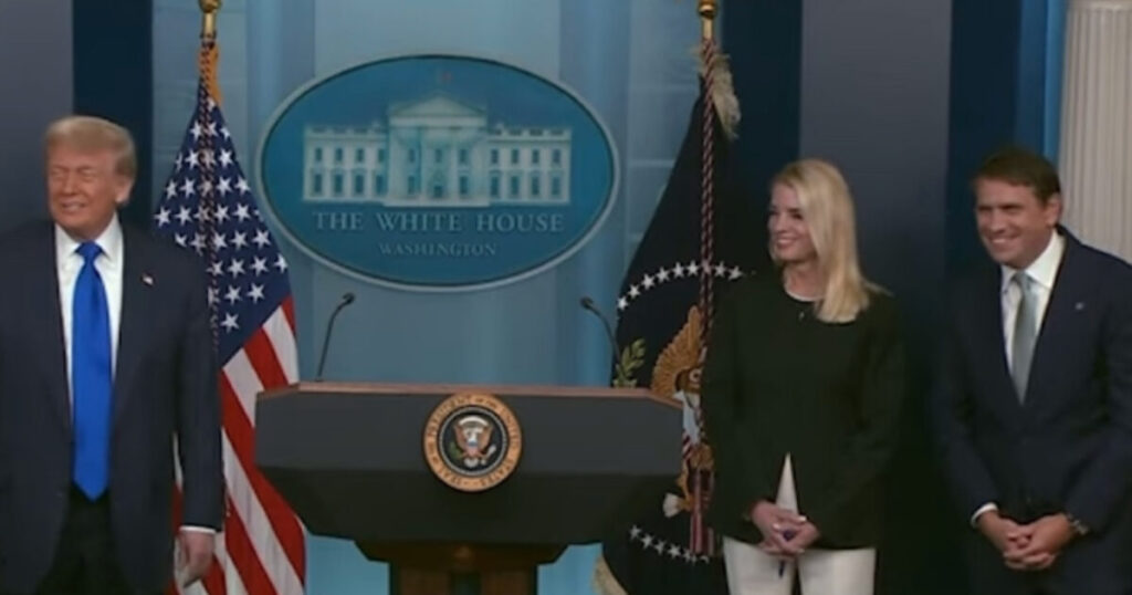 HILARIOUS! Cameraman Shouts “Trump 2028” as Trump Asked About Zero Border Crossings in May During Press Briefing – President Trump: “Who is that Guy? I Like Him” (VIDEO)