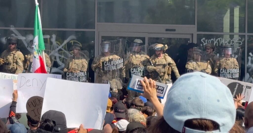 DEVELOPING: Trump Authorizes an Additional 2,000 National Guard Troops as Rioters Surround Federal Facility in Downtown Los Angeles (VIDEO)