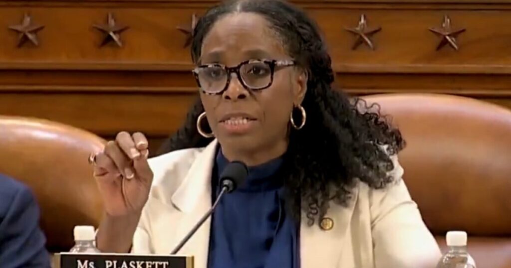 Democrat Stacey Plaskett Lashes Out at Critic After Her Meltdown Against Treasury Bessent in Profanity-Laced Tirade – “C*nt” – “Twa*”