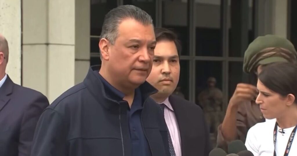 FAKE TEARS: Padilla Gets Choked Up and Speaks in Spanish After Being Arrested For Lunging at Kristi Noem (VIDEO)