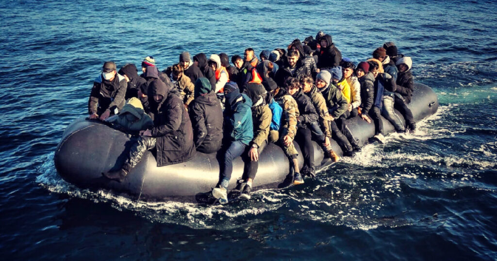 Human Smugglers Launching ‘Swarms’ of Small Boats Filled With Illegal Migrants in the English Channel To Evade French Police on Their Way to the UK