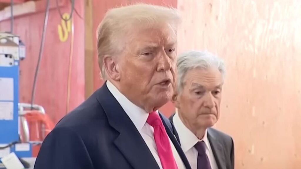Trump Keeps Pressure On Powell With Rare Visit To Central Bank