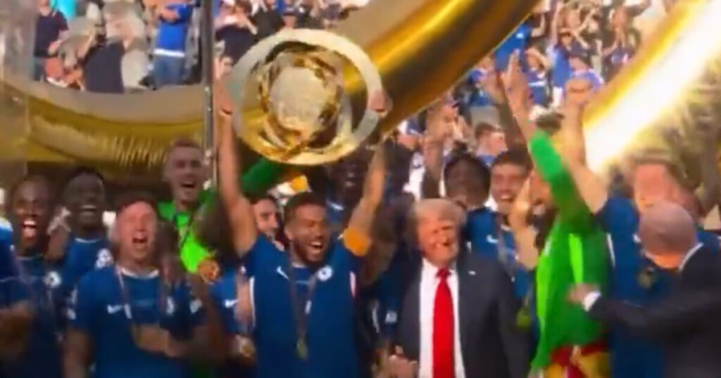 Trump Steals Show at World Club Cup Soccer Final — Joins Celebrations With Chelsea Players! (VIDEO)
