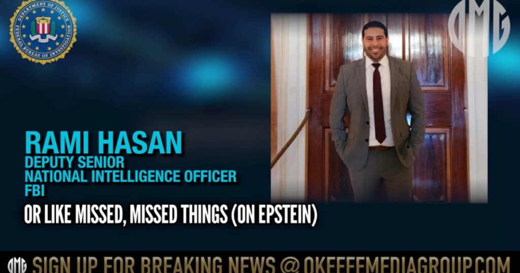 WATCH: “FBI LEAKS” – James O’Keefe Reveals Deputy Senior National Intelligence Officer Confessed Law Enforcement “Turned a Blind Eye or Missed Things” in Jeffrey Epstein Case – “It’s a Sh*t Show”