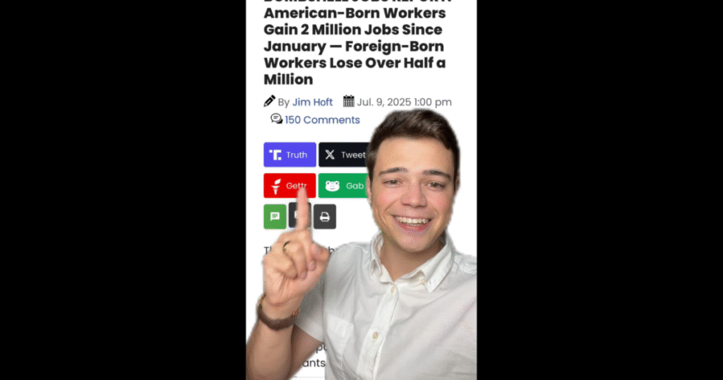 Victor Reacts: This Is What Jobs Reports Should Look Like — Americans First! (VIDEO)