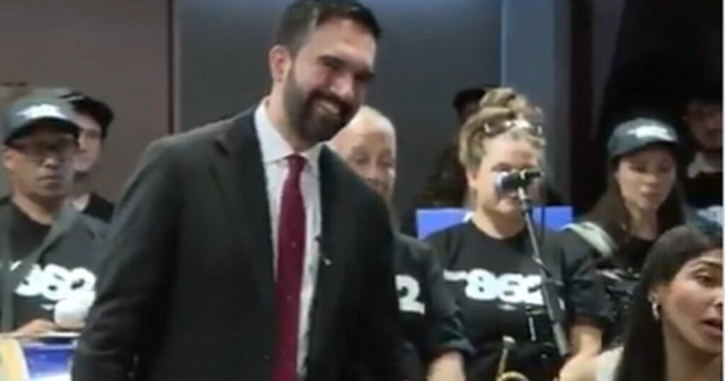 Zohran Mamdani Gets Whisked Off Stage by an Aide When Asked to Clarify His Remarks About ‘Globalizing the Intifada’ (VIDEO)