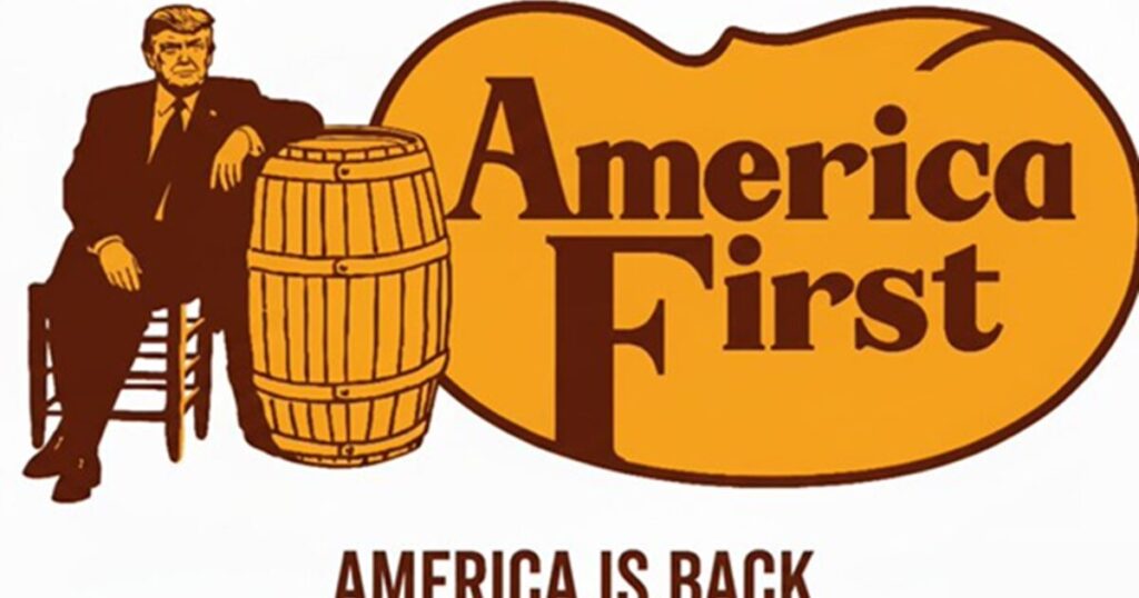 White House Trolls Cracker Barrel By Putting Trump in the Logo, ‘Go Woke, Go Broke.’
