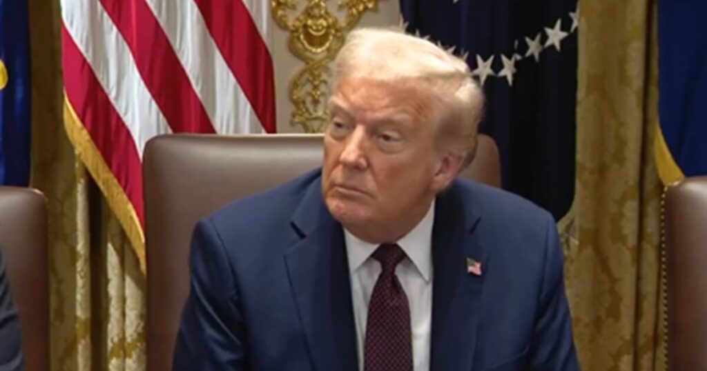 WATCH: President Trump Gives Shocking Response to Taylor Swift and Travis Kelce’s Engagement News During Cabinet Meeting