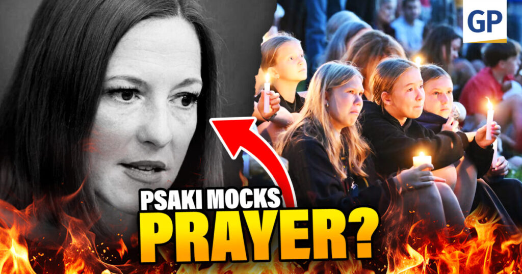 Jen Psaki’s DISGUSTING Response: Mocks Prayer After Trans School Shooting! | Elijah Schaffer’s Top Stories (VIDEO)