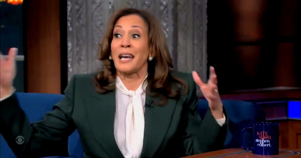WATCH: Kamala Harris Gives Total Word Salad Answer When Asked About Dropping Run for Governor, Blames “Broken” System
