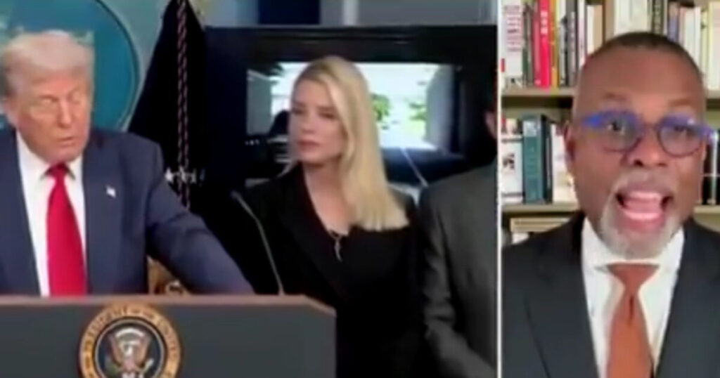 “I’m Trying to Hold My Temper” – Race Baiting MSNBC Commentator TRIGGERED by Trump’s Crackdown on Crime in DC, Blames Obsession with Black Lives Matter and “Racial Politics” to Distract from Epstein Story (VIDEO)