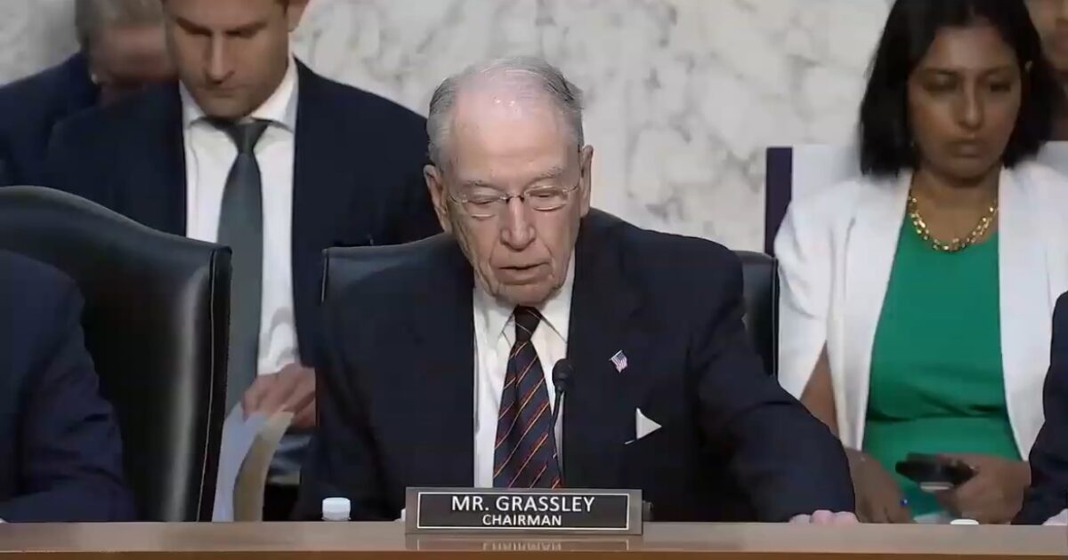 Grassley Places Hold on Three of Trump’s Treasury Department Nominees