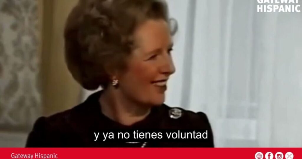 Margaret Thatcher: Socialism and Christianity Are Incompatible