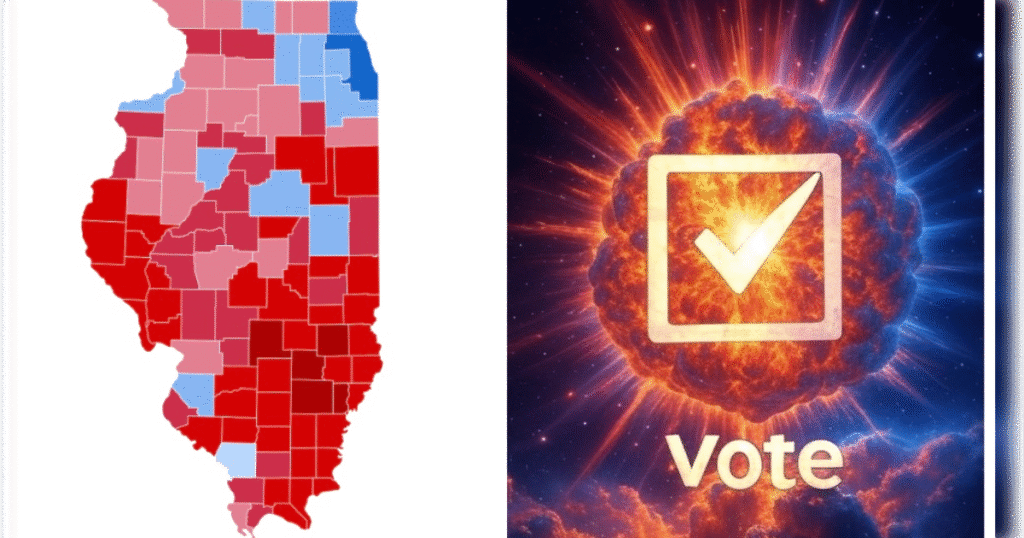Probability Numbers from Recent Illinois Elections Exceed Number of Seconds Since the BIG BANG!