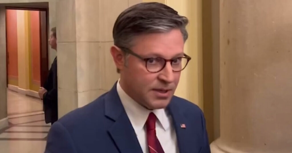 Speaker Johnson Clarifies Comments Claiming Trump Was “An FBI Informant” in Epstein Case