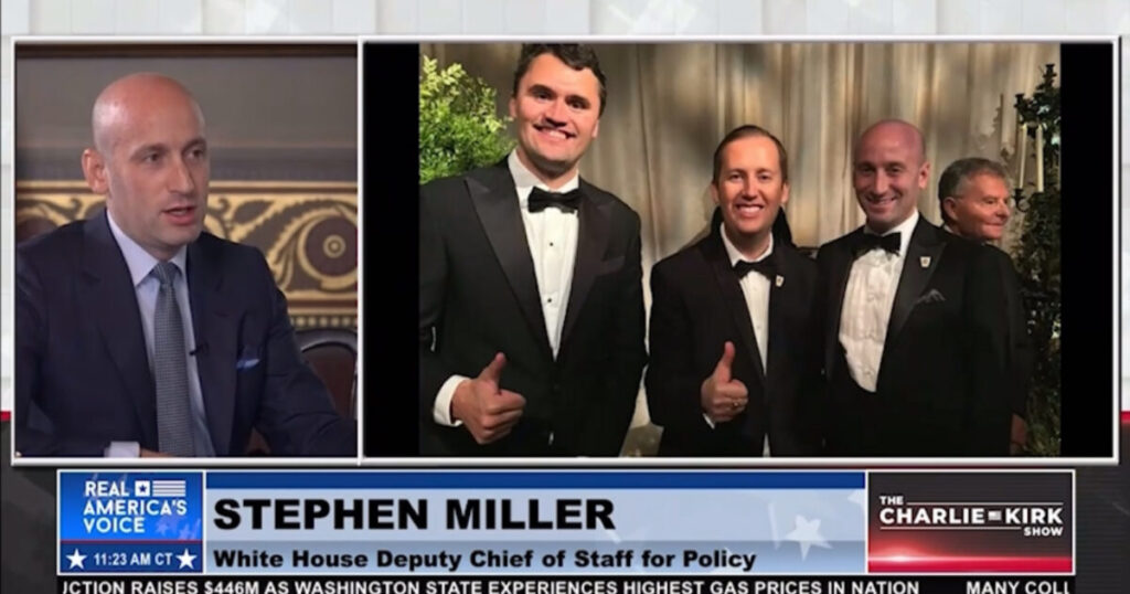 WATCH: “It Will Happen, and We Will do it in Charlie’s Name” – Stephen Miller Confirms DOJ, DHS, and Entire Government to Use Every Resource to “Destroy” the Left’s “Domestic Terror Movement”