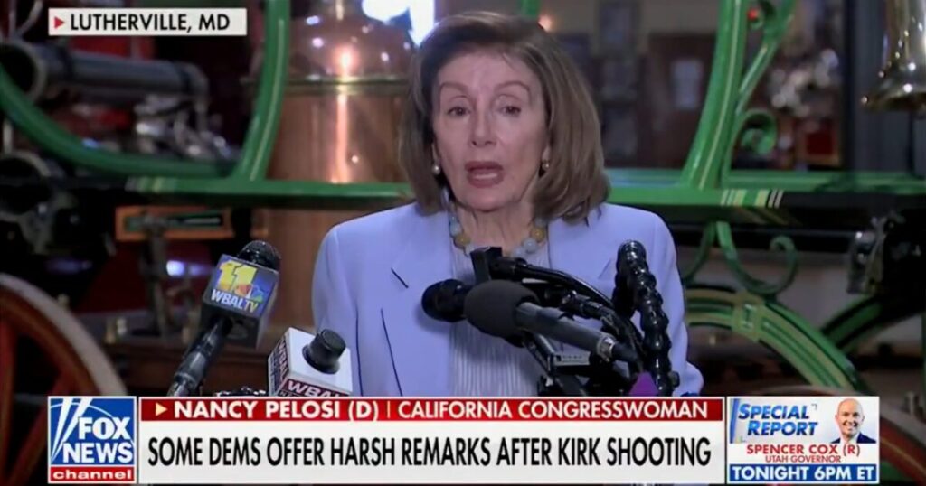 WOW: Evil Pelosi Defends Democrats’ Violent Rhetoric After Assassin Murders Charlie Kirk (VIDEO)
