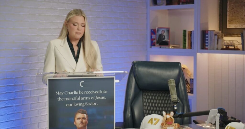 Erika Kirk Fights Through Tears As She Explains What She Had to Tell Her 3-Year-Old Daughter About Her Daddy (VIDEO)