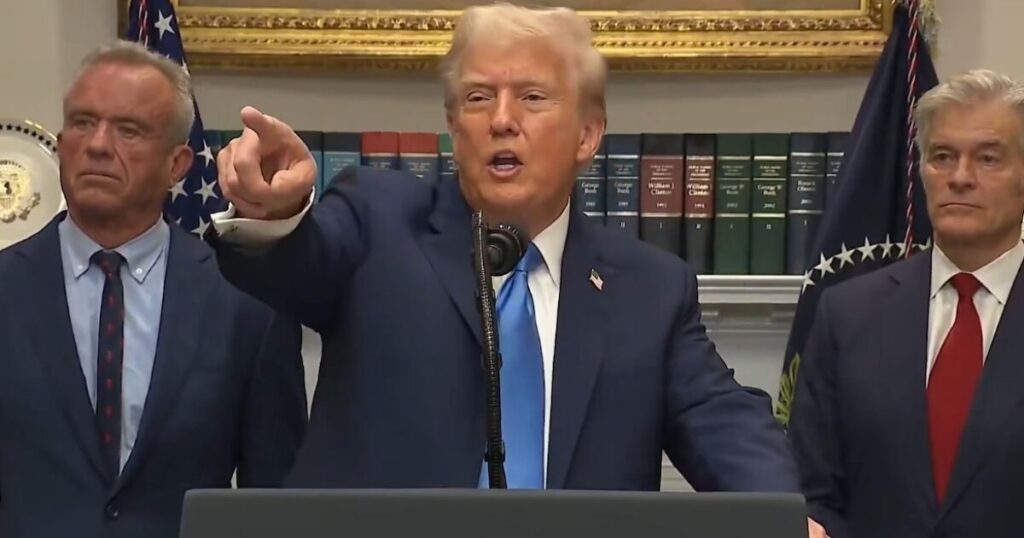 Trump Shuts Down CNN Reporter as She Starts Screaming Question After Major Announcement on Autism (VIDEO)