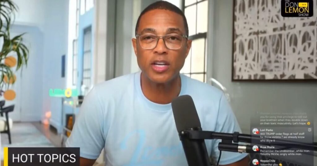 Don Lemon Says White Men Are “Lazy, Dumb” and Believe Violence is the Answer (VIDEO)