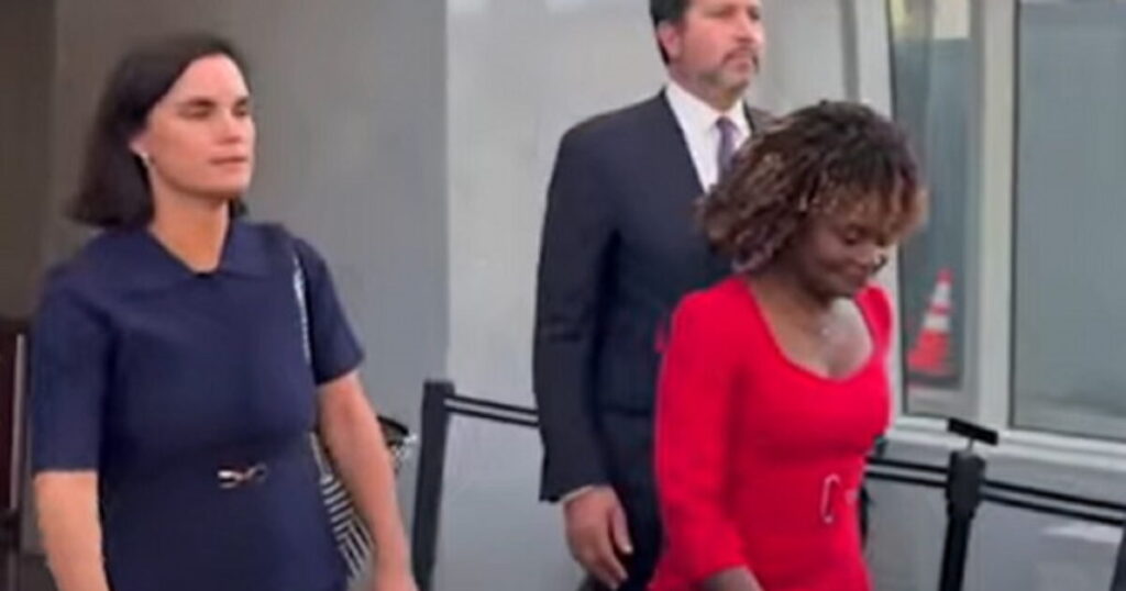 Karine Jean-Pierre Couldn’t Get Away Fast Enough When Questioned by Reporters After Testifying Before Congress About Biden (VIDEO)