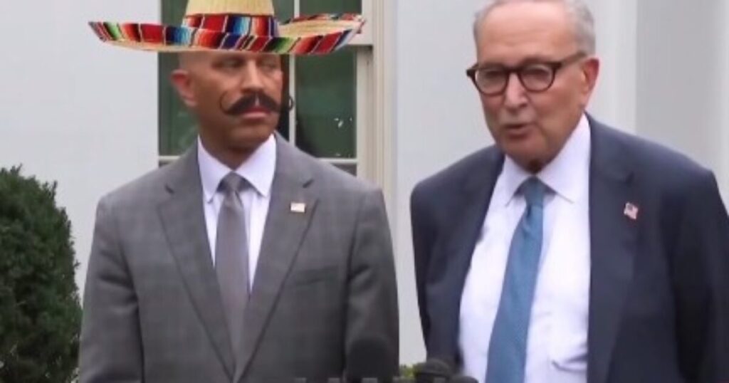 EPIC! Trump Posts Spoof Video of Hakeem Jefferies in Sombrero as Schumer Pushes Healthcare for Illegal Aliens (VIDEO)