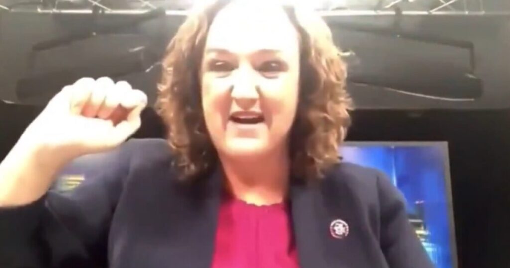 “I Need the Lights Off!” – Katie Porter Fumes and Shoots Staffers Death Stares During Zoom Call as They Struggle with Lighting (VIDEO)