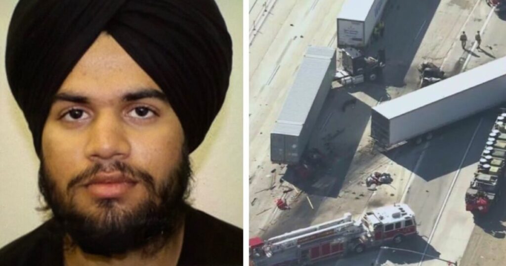 BREAKING: Identity of 21-Year-Old Semi-Truck Driver Who Killed Three People in Fiery SoCal Crash Released: Indian Illegal Alien: Jashanpreet Singh