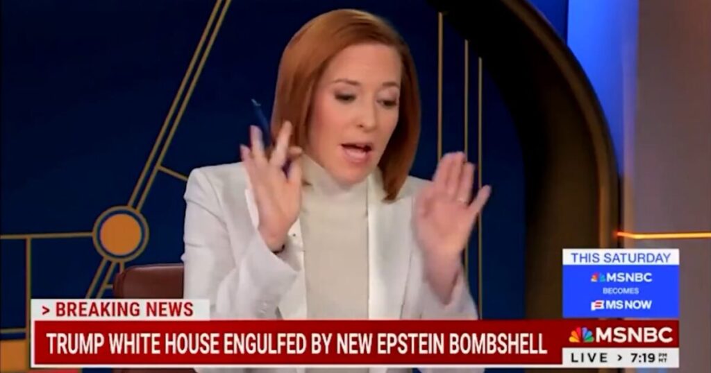 Psaki Hits the Panic Button, Walks Back Trump ‘Predator’ Comment Amid Democrat Epstein Email Hoax (VIDEO)
