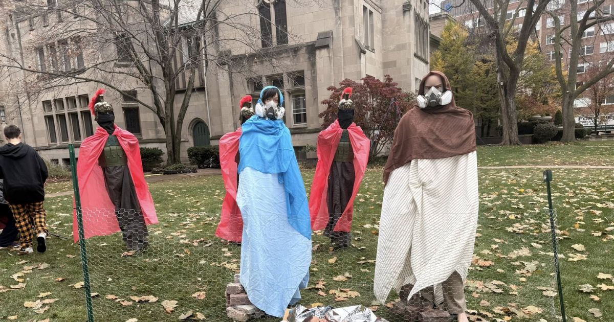 American Baptist Church Erects Perverted Nativity to Protest ICE Enforcing the Law American Baptist Church Erects Perverted Nativity to Protest ICE Enforcing the Law