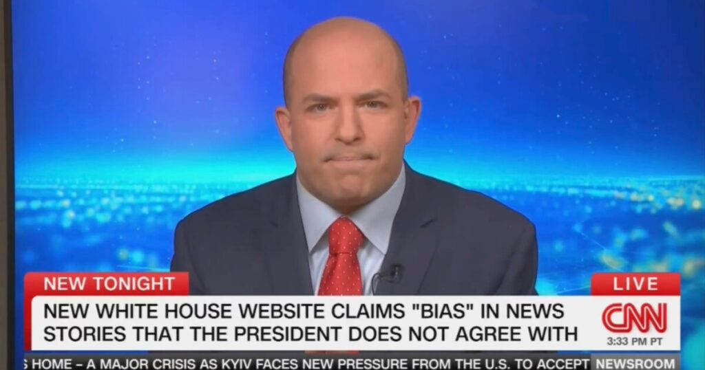 CNN MELTS DOWN: Brian Stelter SPIRALS Over New Trump Admin Webpage Exposing Rampant Media Bias — Claims It’s All a Plot to “Delegitimize the Media”