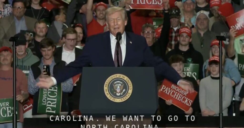 WATCH LIVE: President Trump Delivers Remarks on the Economy in Rocky Mount, North Carolina – 9 PM ET