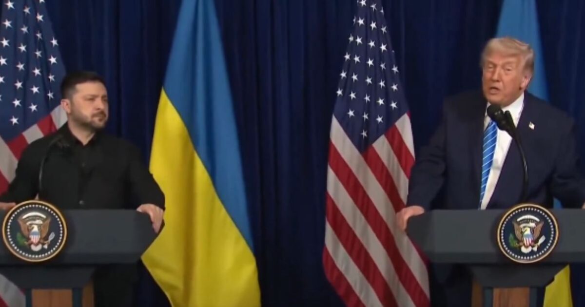 Trump at Zelenskyy Presser: ‘If the 2020 Election Weren’t RIGGED and STOLEN, You Wouldn’t Have Had This War’ (VIDEO) Trump at Zelenskyy Presser: ‘If the 2020 Election Weren’t RIGGED and STOLEN, You Wouldn’t Have Had This War’ (VIDEO)