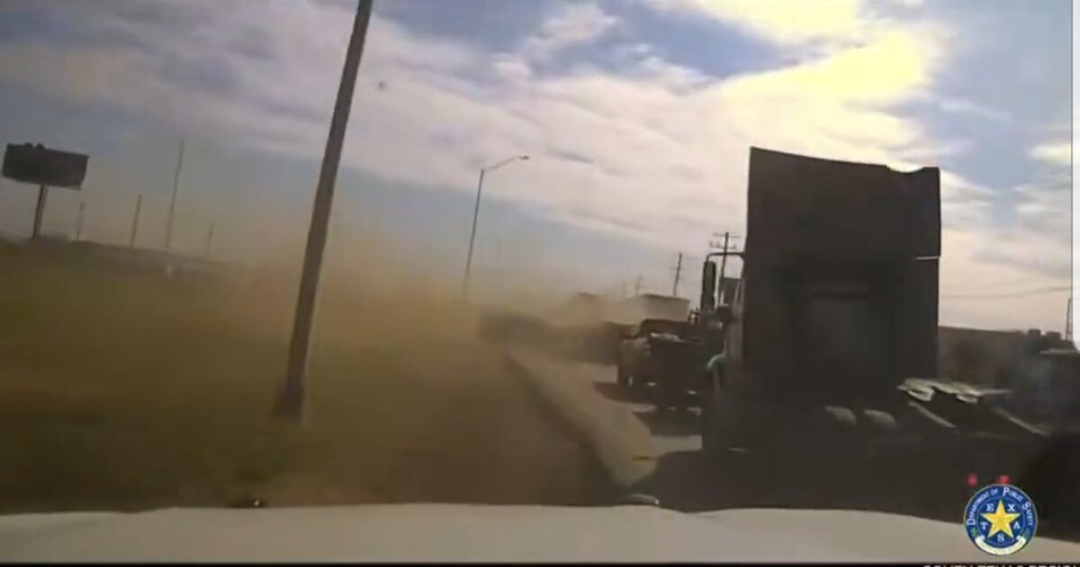 Texas DPS Goes on High-Speed Chase with Smuggler Carrying Ten Illegal Aliens, Crashes into Commercial Vehicle (VIDEO)