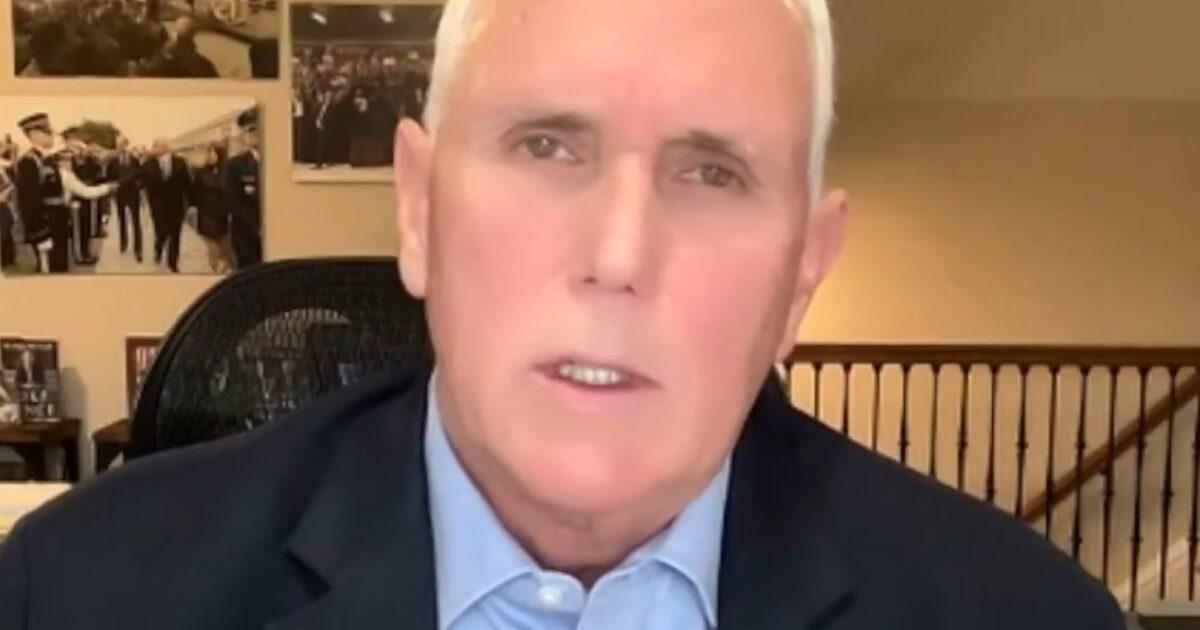 Dirty Turncoat Mike Pence Says He Hates Many of Trump’s Policies — Urges Supreme Court to Strike Down Tariffs (VIDEO)