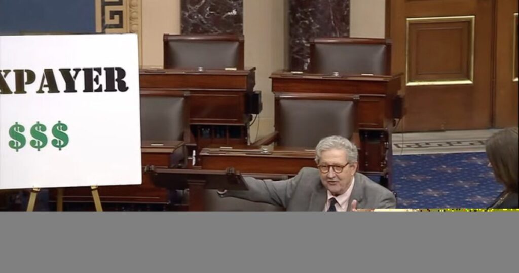 WATCH: “I’m Shameless! I’ll Beg!” – Senator John Kennedy LITERALLY GETS ON HIS KNEES on Senate Floor, BEGS John Thune to Stop the Steal and Pass Second Reconciliation Bill