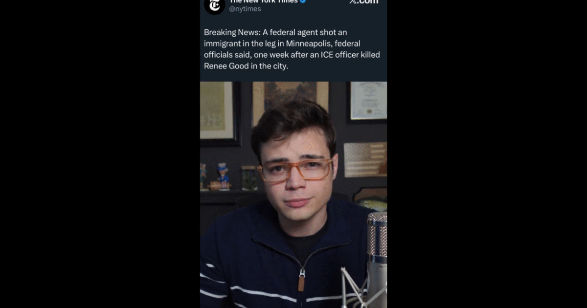 Victor Reacts: This Is Why No One Trusts Legacy Media, NYT Posts HORRIBLE Headline For ICE Involved Shooting (VIDEO)
