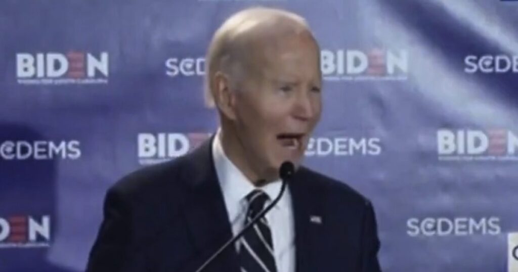 A Barely Coherent Joe Biden Tells South Carolina Crowd That HE Closed the Border – NOT Trump (VIDEO)
